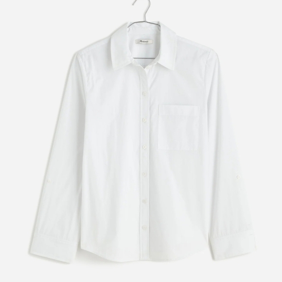 Madewell‎ Relaxed 100% Cotton Button-Up Shirt Size XXS - Picture 1 of 13